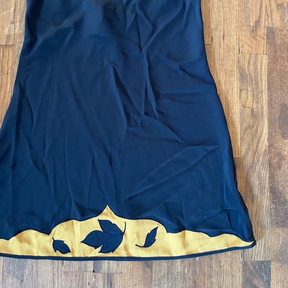 Victoria Secrets Vintage slip dress fall leaves RARE - Picture 2 of 7